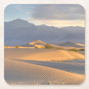 Desert Dawn Square Paper Coaster