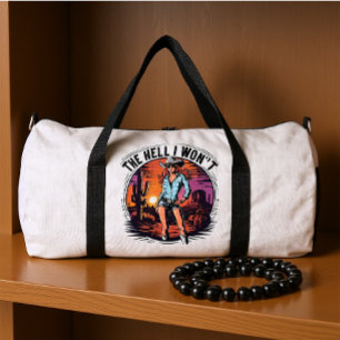 Desert Diva: Cowgirl Charm Duffle Bag