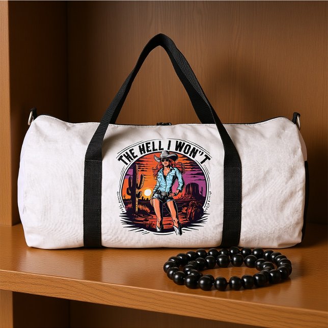 Desert Diva: Cowgirl Charm Duffle Bag (Creator Uploaded)