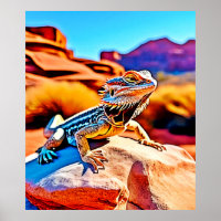 Desert Dragon Lizard Design