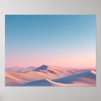 Desert Dream at Twilight Poster