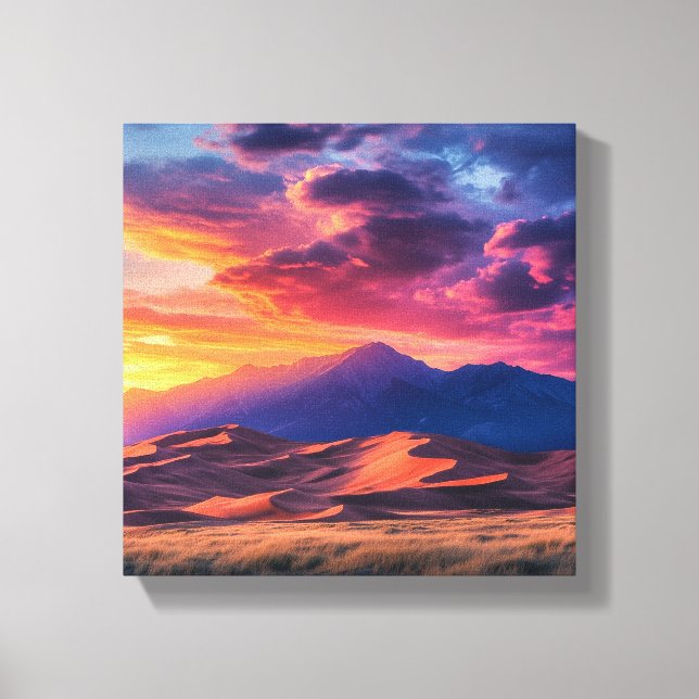 Desert Dreamscape Canvas Print (Front)
