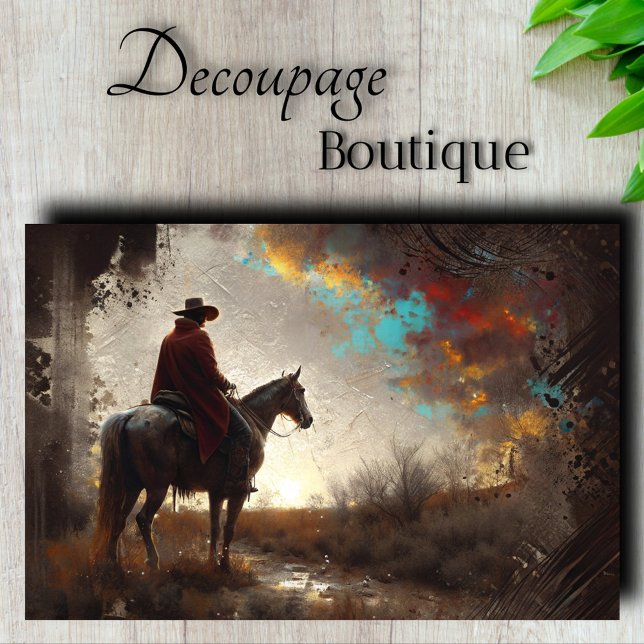 Desert Drifter Decoupage Tissue Paper (Desert Drifter Decoupage Tissue Paper)