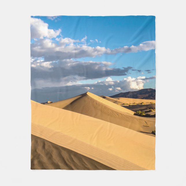 Desert dunes fleece blanket (Front)