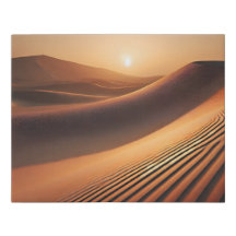 Desert Dunes Sunset  11×14 Fine Art Poster