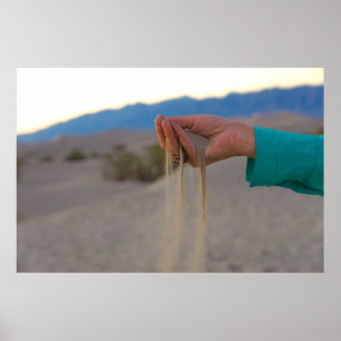 DESERT DURING NIGHTTIME POSTER