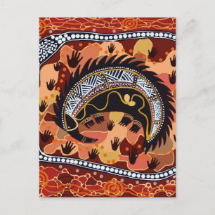Desert Echidna Dreaming Postcard