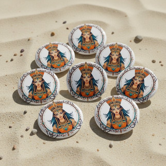 Desert Empress 3 Cm Round Badge (Creator Uploaded)