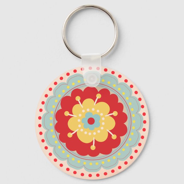 Desert Flower Keychain (Front)