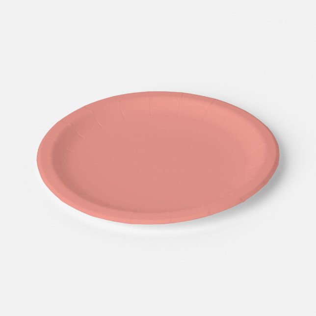 Desert Flower Paper Plate (Angled)