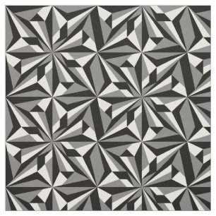 Desert Flowers in Grey Fabric