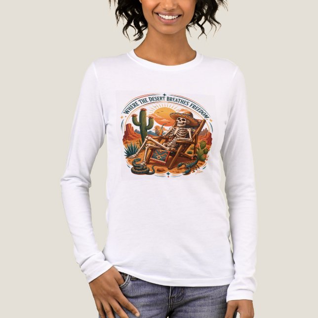 Desert Freedom Skeleton Shirt (Front)