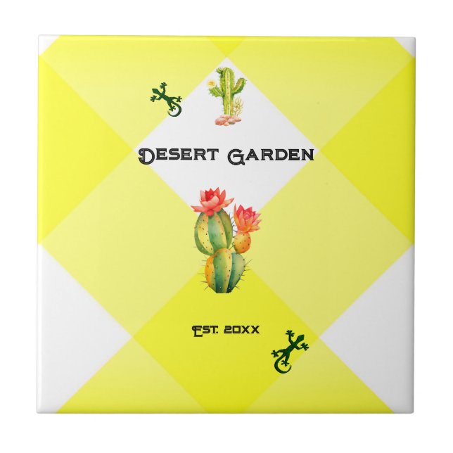 Desert Garden Tile (Front)