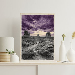 Desert Giants – Vintage Monument Valley Poster