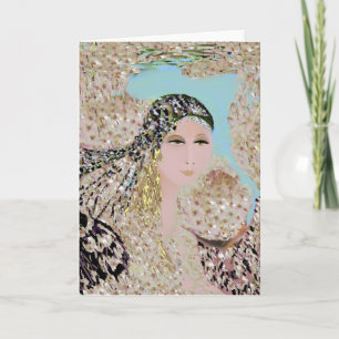 Desert Gypsy Blank Greeting Card