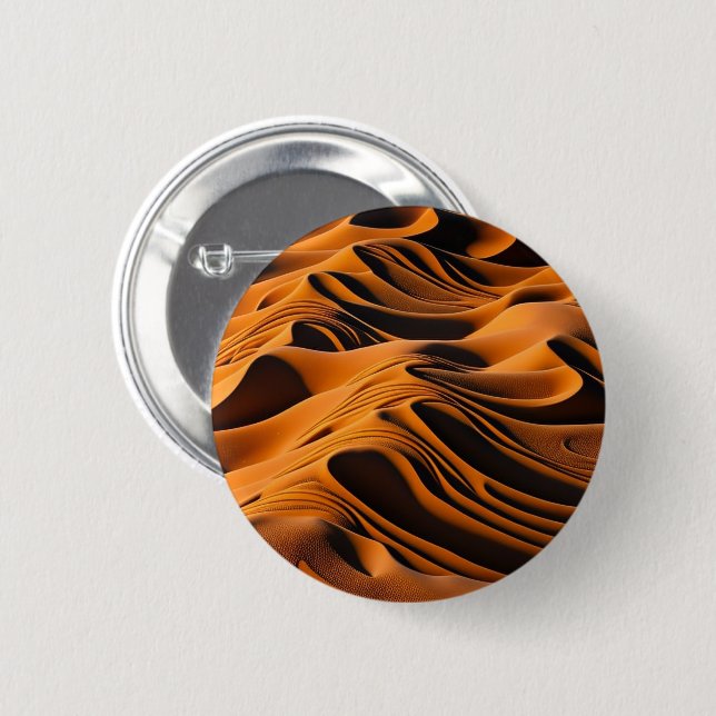 Desert Harmony 6 Cm Round Badge (Front & Back)