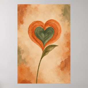 Desert Heart Botanical Wall Art
