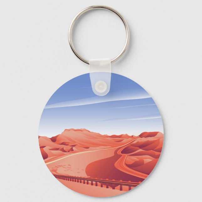 Desert hill road key ring (Front)