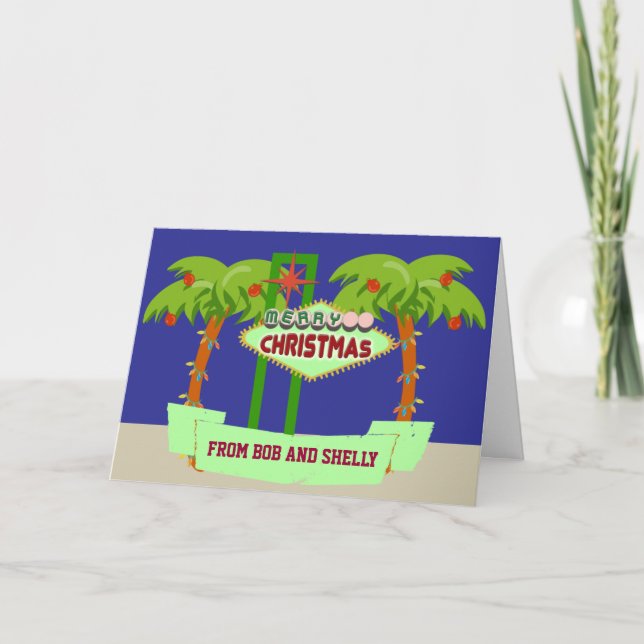 Desert Hoilday Too Holiday Card (Front)