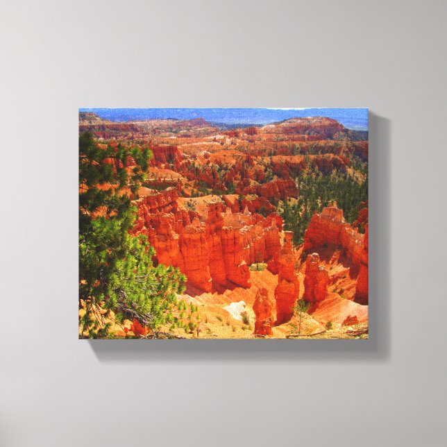 Desert Hoodoos Stretched Canvas Print (Front)