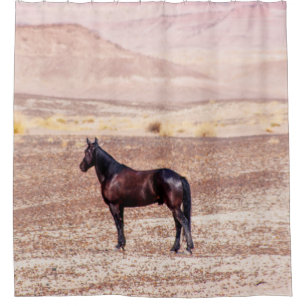 Desert Horse P8664 Shower Curtain