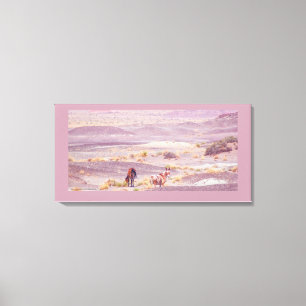 Desert Horses P8639 Canvas Print