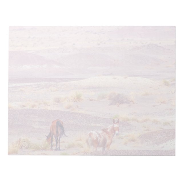 Desert Horses P8639 Notepad (Front)