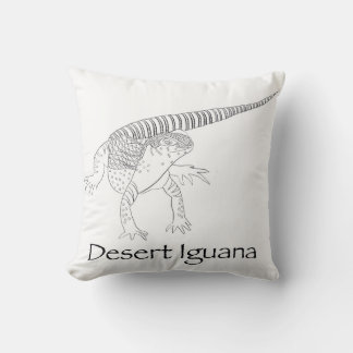 Desert Iguana Pillow