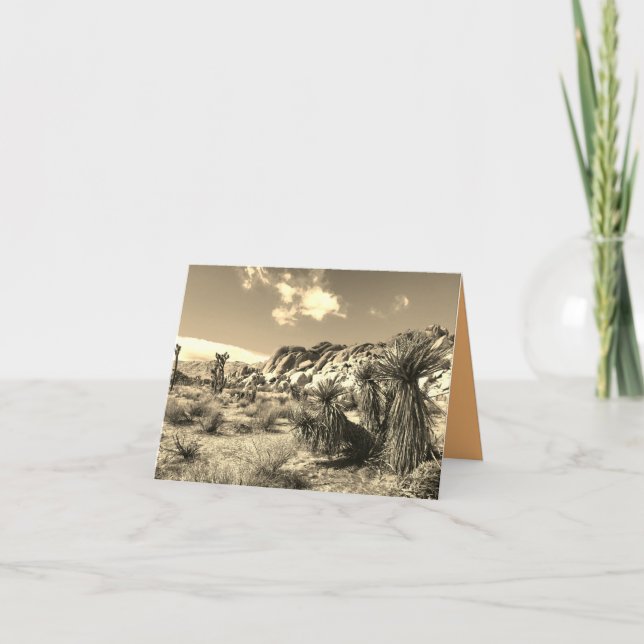 Desert in Sepia Card (Front)
