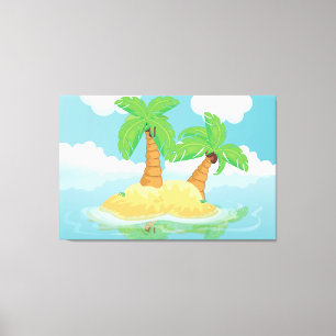 Desert Island Canvas Print