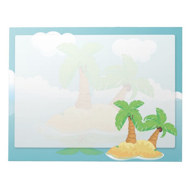 Desert Island Notepad (Front)