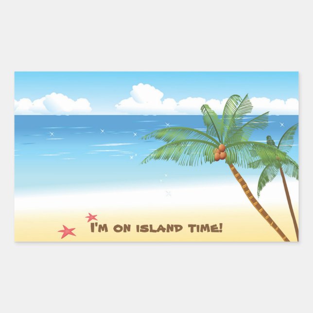 Desert Isle Sticker (Front)