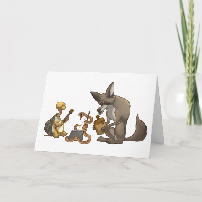 Desert Jug Band Card (Blank Inside) (Front)