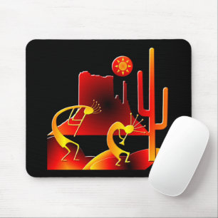 Desert Kokopelli Mouse Pad
