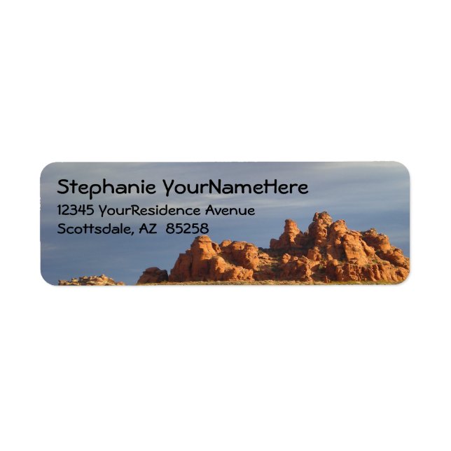 Desert Landscape address labels (Front)