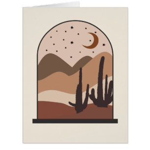 Desert Landscape, Arizona, Boho Abstract Art