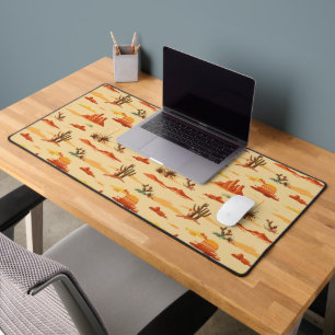 Desert Landscape Arizona Pattern Desk Mat