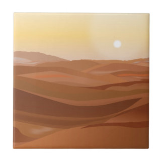 Desert Landscape Decorative Tile