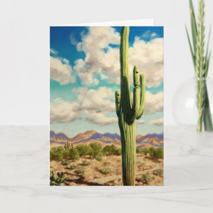 Desert Landscape Greeting Card