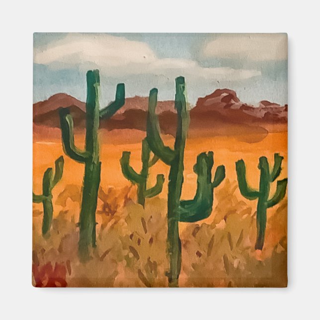 Desert Landscape Magnet (Front)