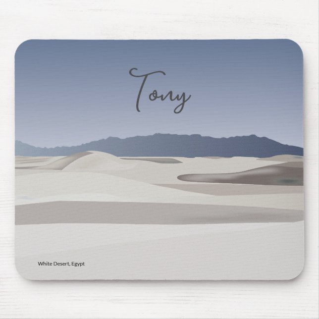 Desert Landscape Mouse Pad / Desk Mat (Front)