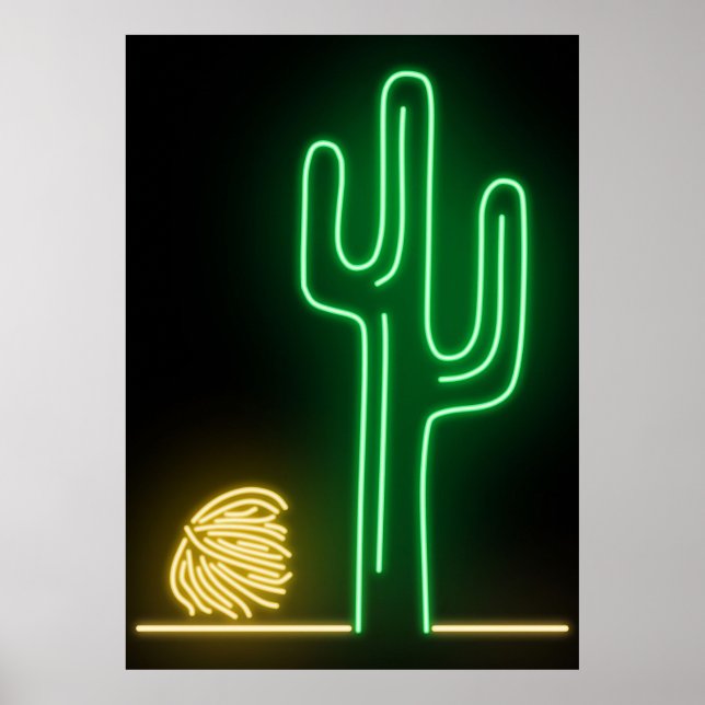 Desert Landscape Neon Sign (Front)