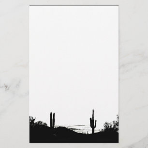 Desert Landscape Stationery