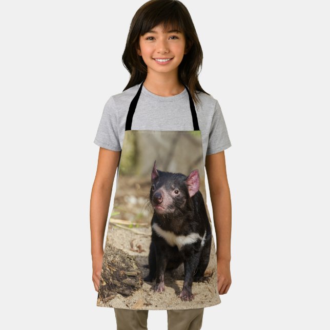 Desert Light – Tasmanian Devil Apron (Insitu)