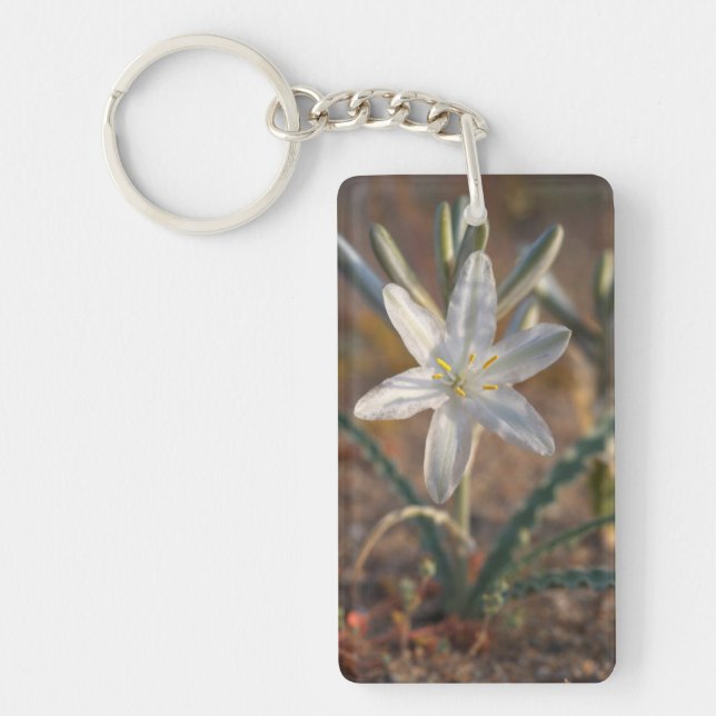 Desert Lily Wildflowers Key Ring (Front)