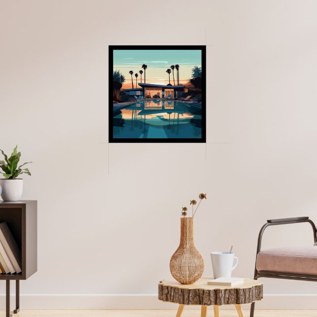 DESERT LIVING #5 POSTER (Living Room 3)