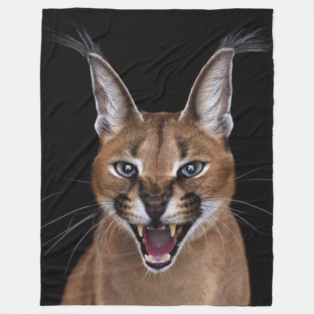 DESERT LYNX FLEECE BLANKET (Front)