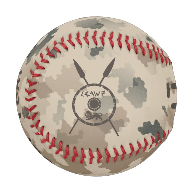 Desert Maccabee Shield And Spears Baseball (Front Left)