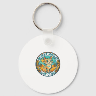 Desert Mirage Cat Cat Mom Gift Idea - Desert Mirag Key Ring