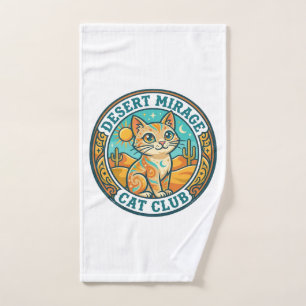 Desert Mirage Cat Cat Mum Gift Idea - Desert Mirag Hand Towel
